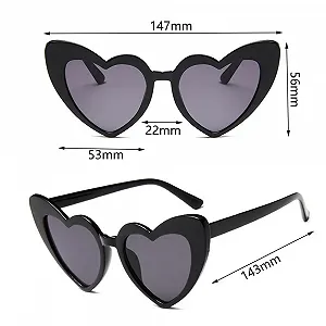 Солнцезащитные очки В форме сердца SECALIFE Многоцветные synthetic.ua - Фото 1
