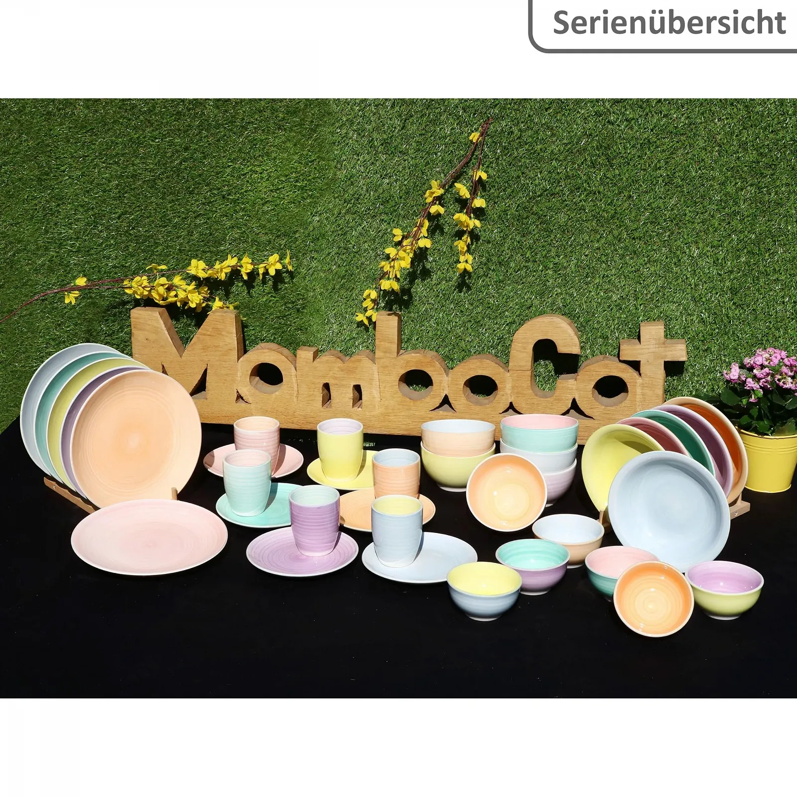 Миска MamboCat Pastello Набор 6 шт, 250 мл, Разноцветная, фото №6