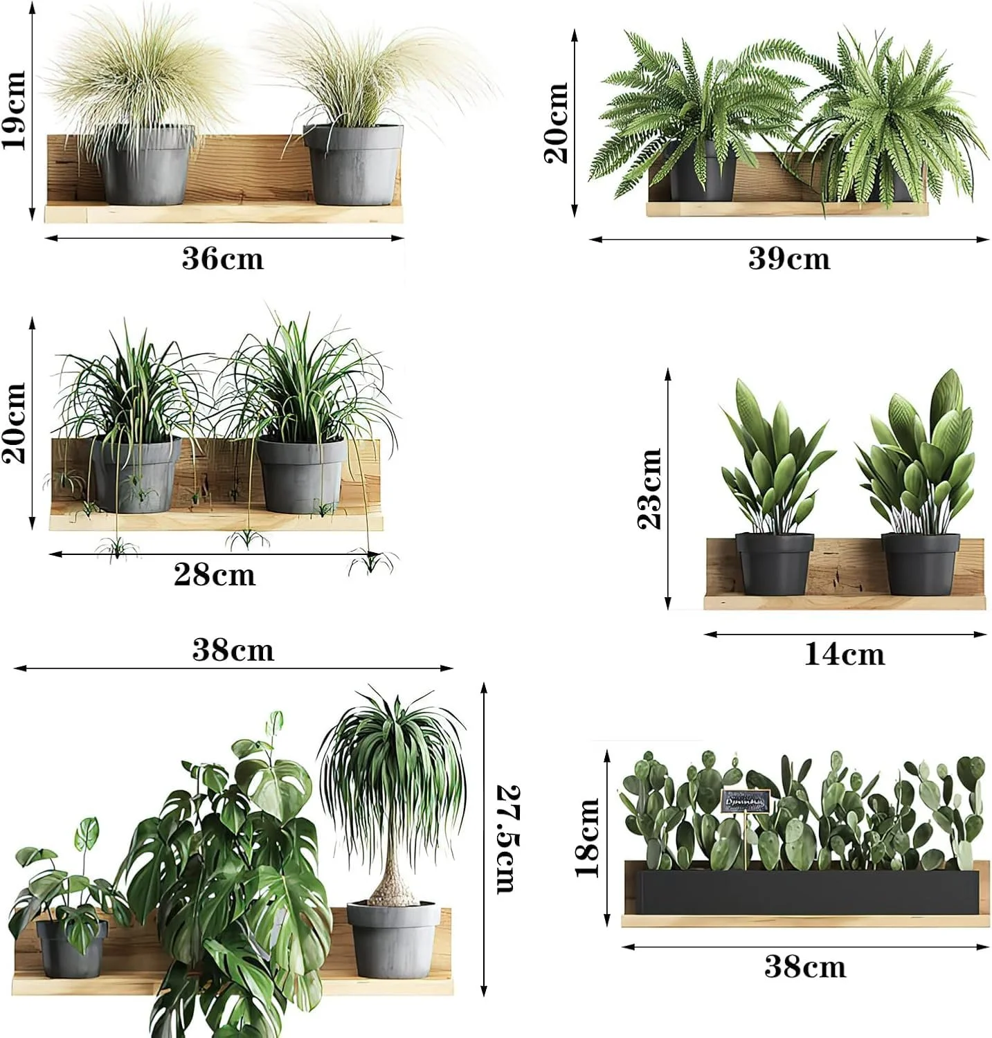 Наклейка на стіну 3D Бонсай в горщику PVC, фото №4