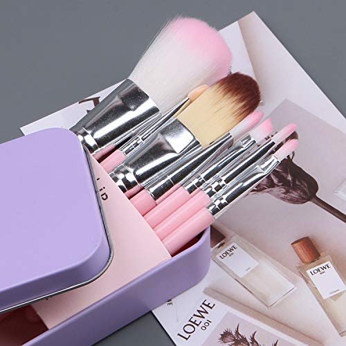 Набір кистей для макіяжу KUANDARMX Beauty-Tools, синтетичні кисті для основи, тіней, змішування, пудри для обличчя, рум'ян, консилерів з портативною косметичкою, фото №3
