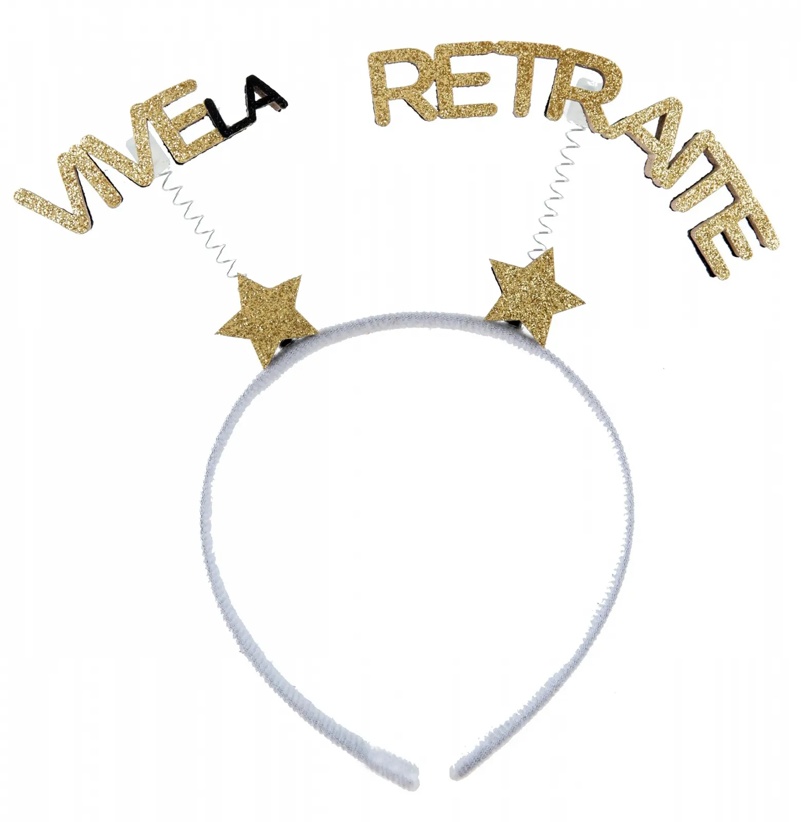 Обруч Alice Santex Vive La Retirement 20 см x 19 см Золотий блиск, фото №1