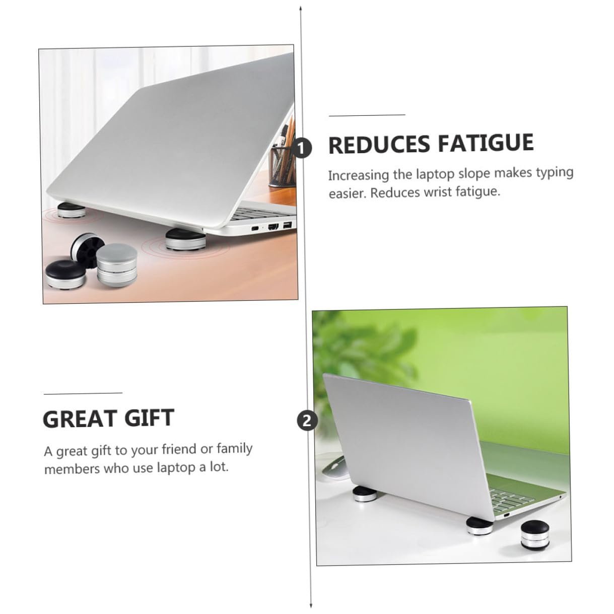 Підставка для ноутбука OUNONA Регульована по висоті Портативна, фото №6 Підставка для ноутбука OUNONA Регульована по висоті Портативна, фото №6