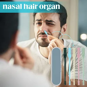 Тример для волосся в носі 2-в-1 Double Sided Nose Hair Knife synthetic.ua - Фото 1