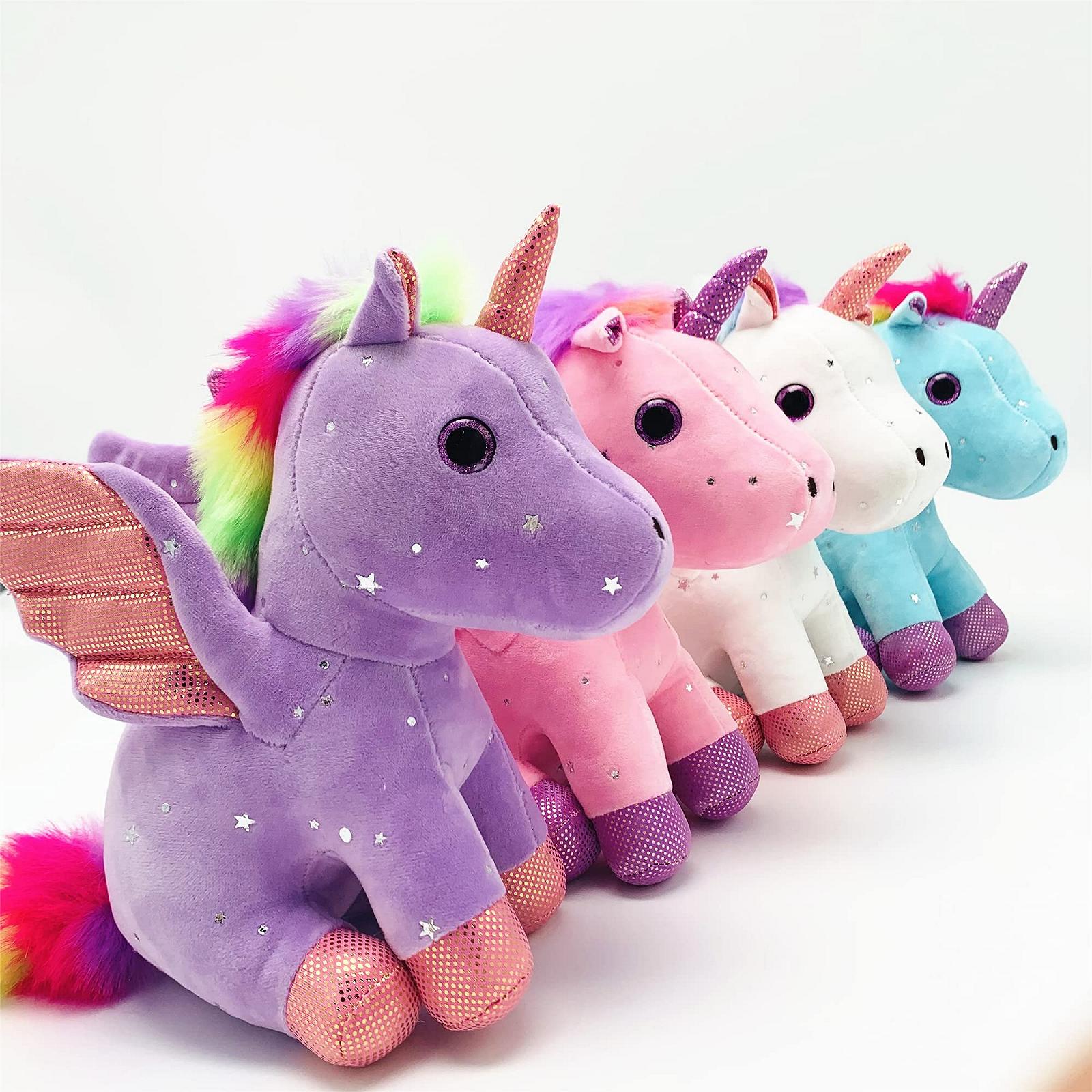 Мягкая игрушка Unicorn 23 см Синий, фото №5 Мягкая игрушка Unicorn 23 см Синий, фото №5