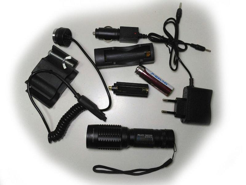 Фонарик тактический подствольный POLICE BL-Q101B-T6 (006720), фото №4