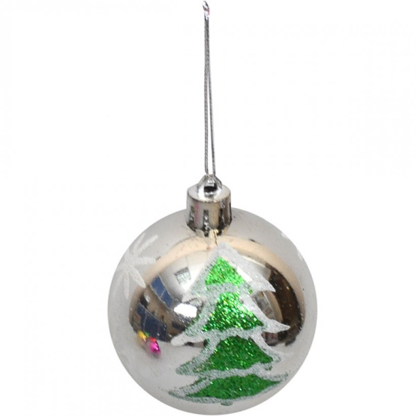 Набор игрушек елочных Шары 6 шт 17HX2104, фото №7