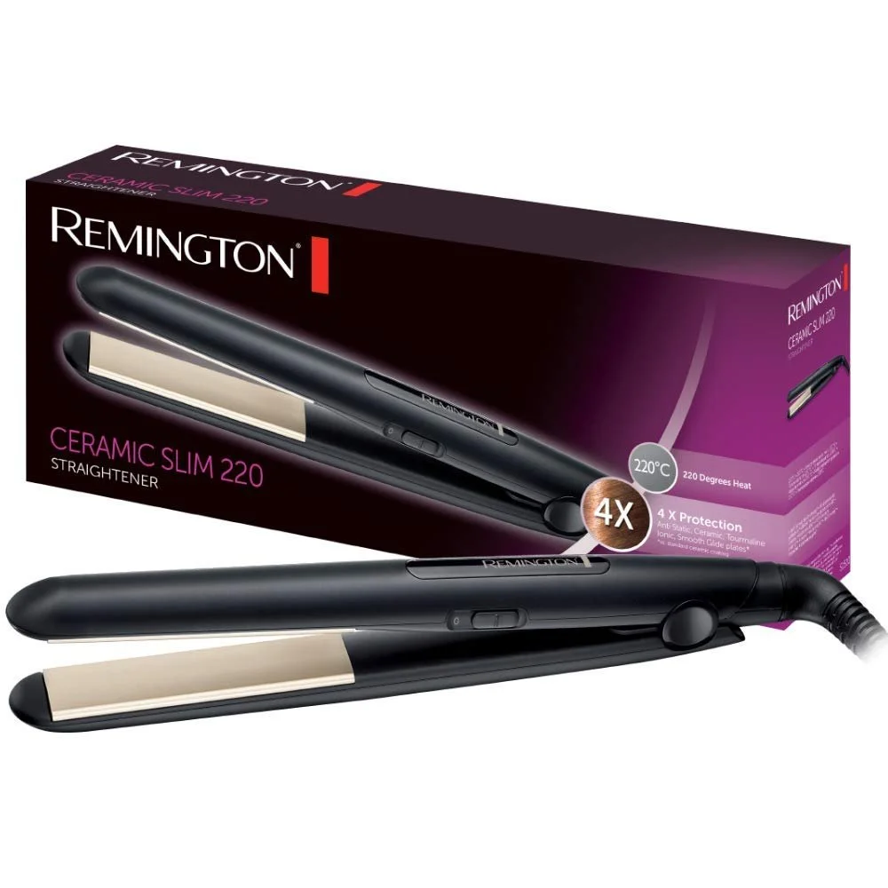 Випрямляч для волосся Remington 220 °C вузькі пластини кераміка/тефлон, фото №1