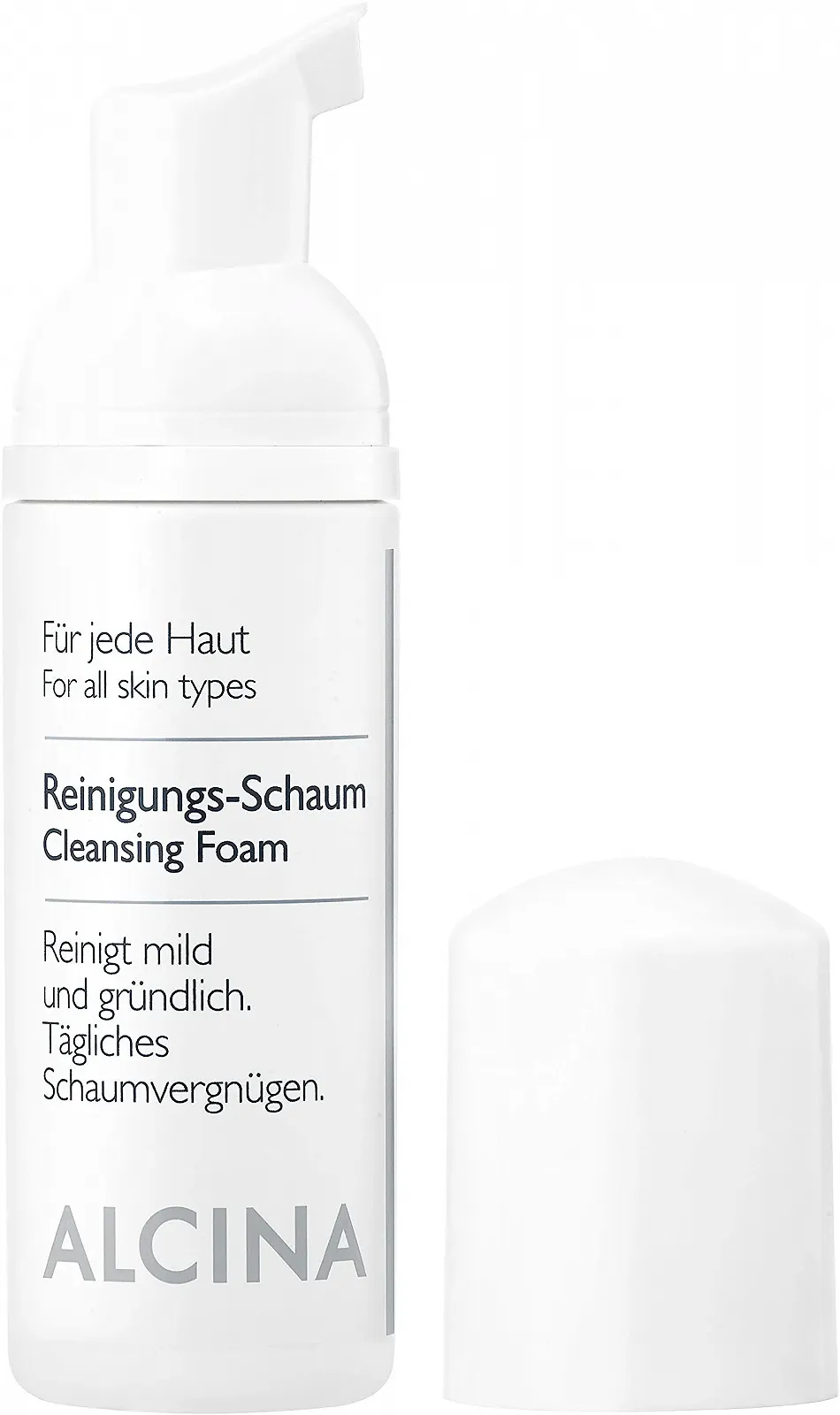 Пенка для умывания ALCINA для любого типа кожи 150 мл Очищающая пенка для особо чувствительной и слегка раздраженной кожи Увлажняющая и успокаивающая, фото №2