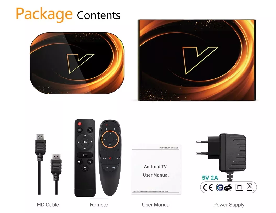 Медиаплеер Vontar X3 4/32Gb AndroidTV + G10S (Amlogic S905X3), фото №9