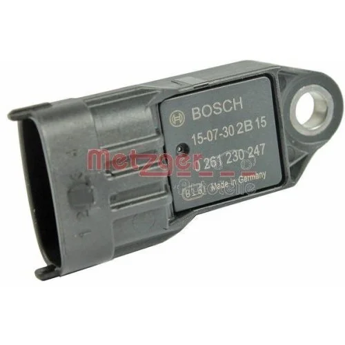 Датчик тиску у впускному колекторі METZGER GREENPARTS 0906186 для PORSCHE, фото №2