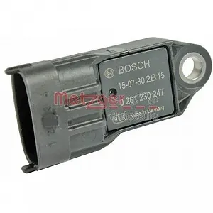 Датчик тиску у впускному колекторі METZGER GREENPARTS 0906186 для PORSCHE synthetic.ua - Фото 1