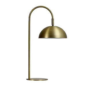Настільна лампа Dirk Davids Leuchten GmbH Antique Brass Офісна з димером LED G9 3 Вт Золото - Фото 1