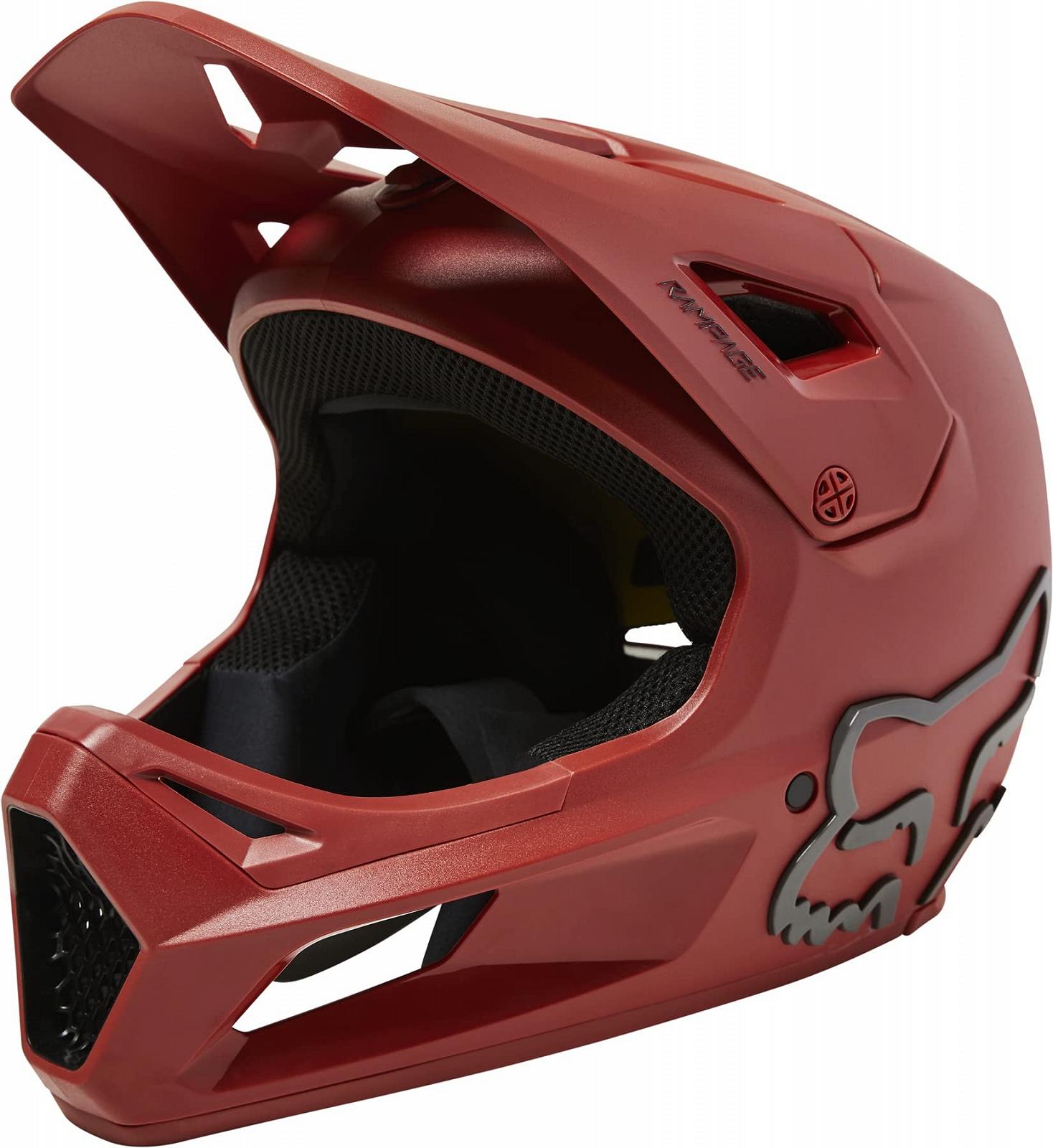Шлем Fox Rampage Downhill MTB красный S/M, фото №2