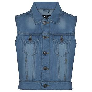 Джинсова Жилетка A2Z 4 Kids Дитяча Блакитна - Фото 1