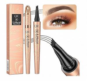 Карандаш для бровей Водостойкий Натуральный Жидкий 4-насадки Розовое золото Один размер synthetic.ua - Фото 1