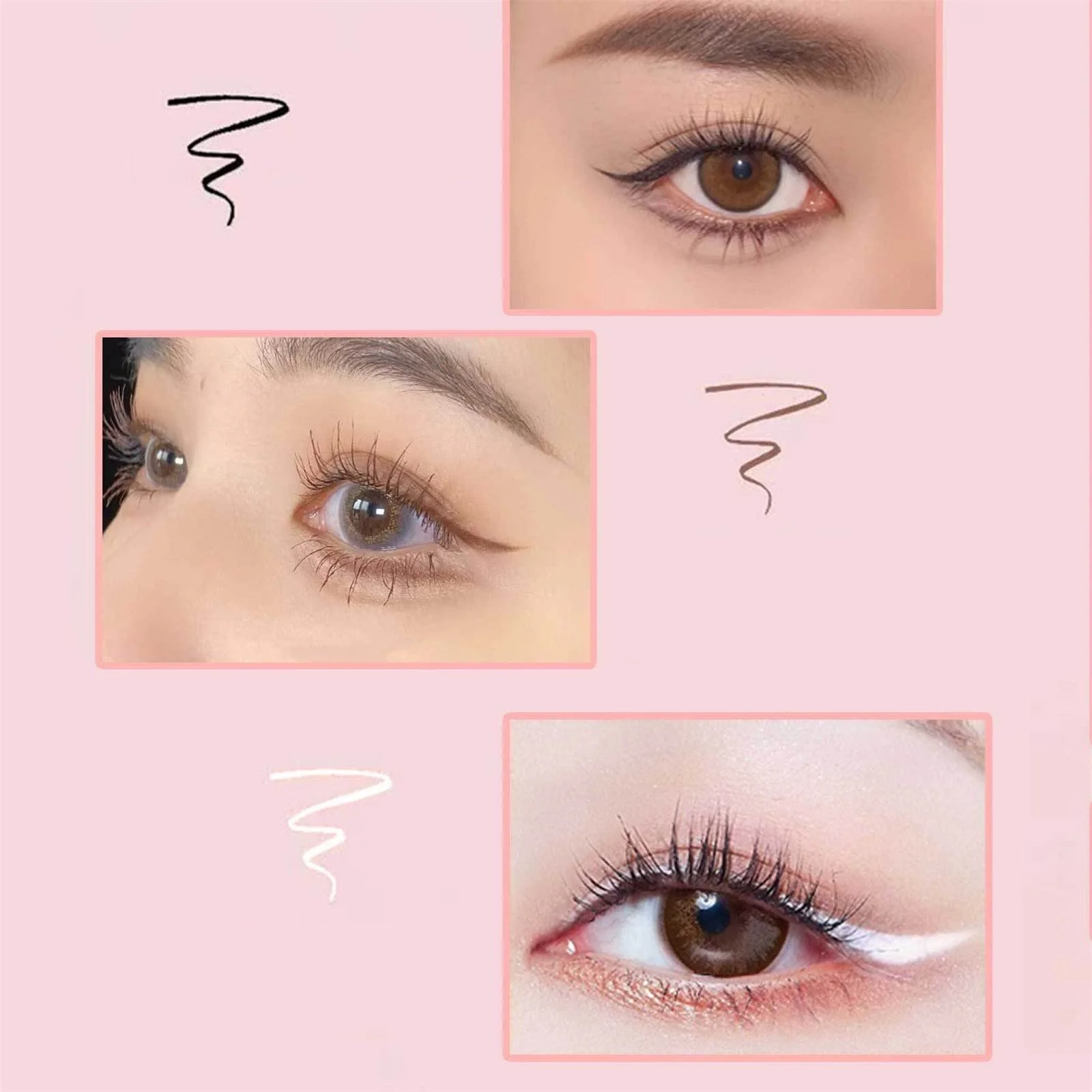 Гелевая Подводка для глаз Shimmer, стойкая, водостойкая, сильнопигментированная, не размазывающаяся, разноцветная, золотая, фото №4