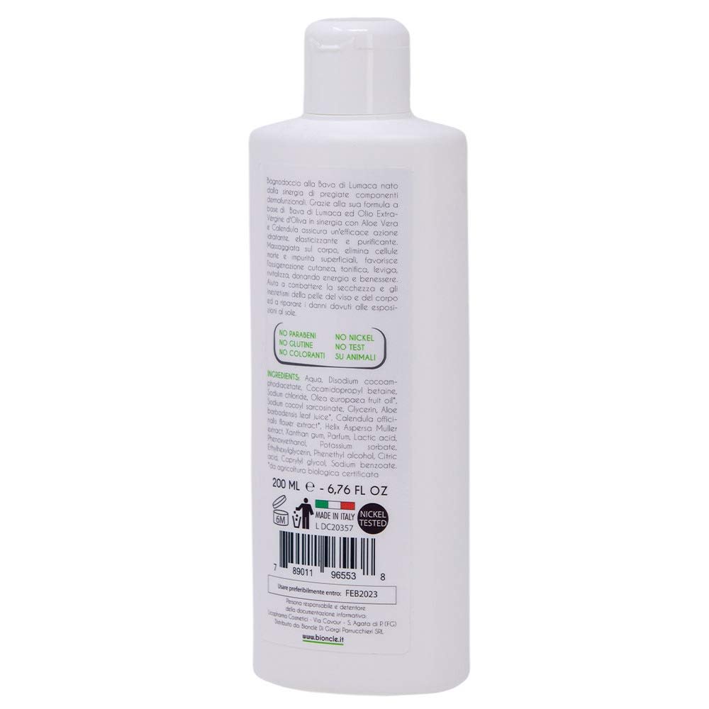 Органічний гель для душу Bionclé Snail Slime Aloe Vera 200 мл, фото №5