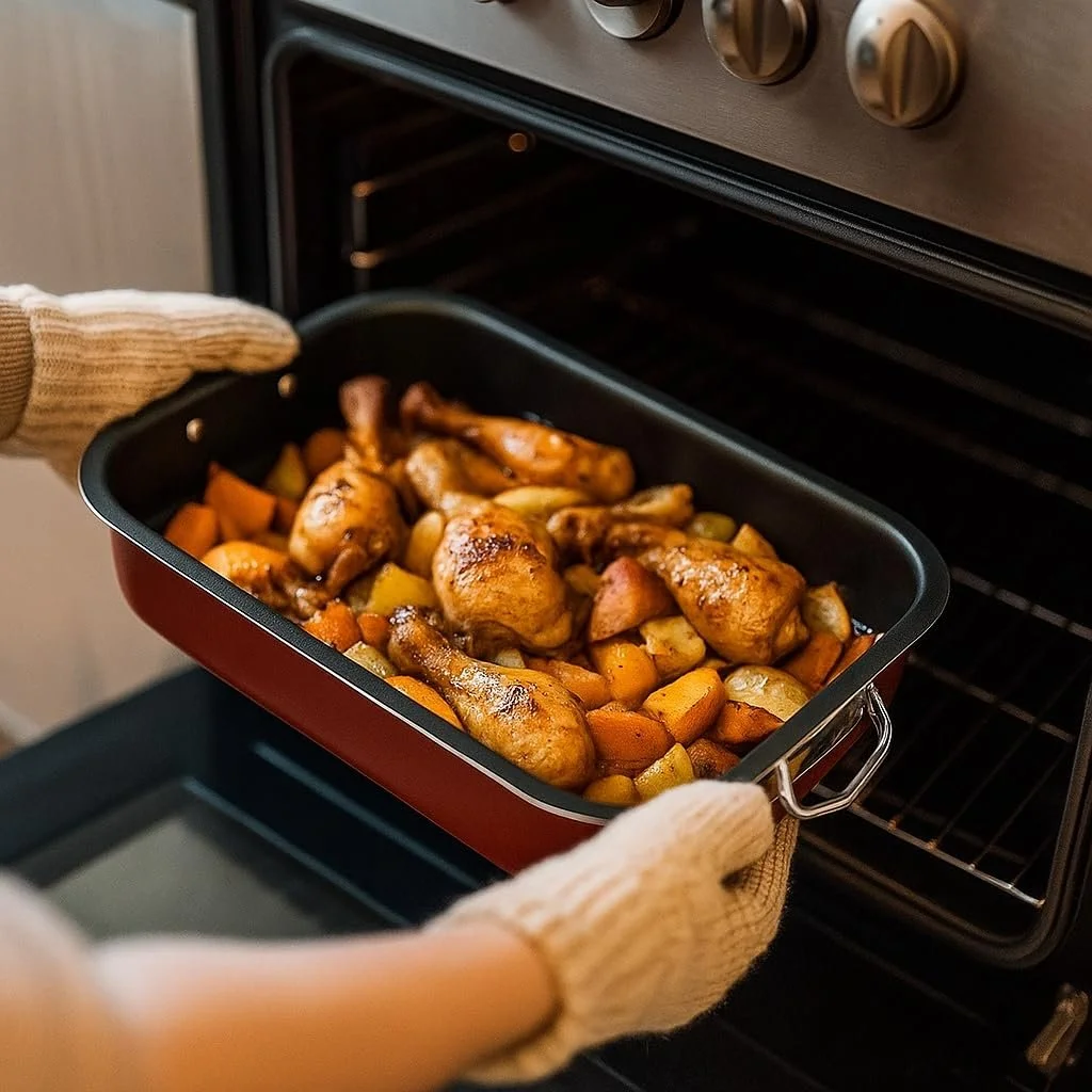 Набір форм для запікання Menax глибоких антипригарних 3 шт. Італія, фото №3