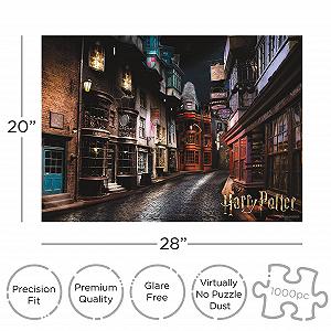 Пазл Aquarius Harry Potter 65348 Косий провулок 1000 елементів Кольоровий synthetic.ua - Фото 1