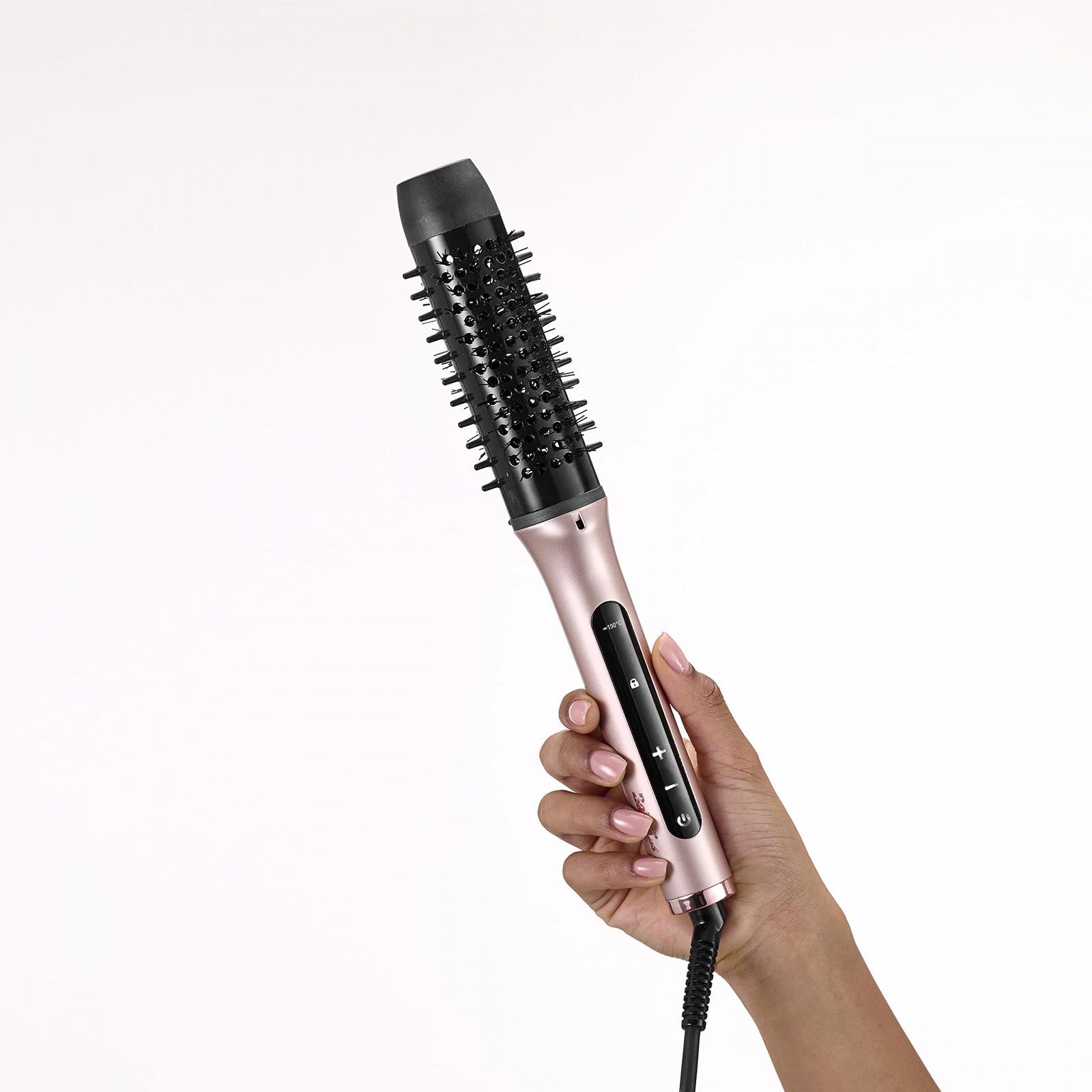 Термощітка BaByliss Volume Boost HSB200E 38 мм NEW 2025 Pink/Black, фото №3 Термощітка BaByliss Volume Boost HSB200E 38 мм NEW 2025 Pink/Black, фото №3