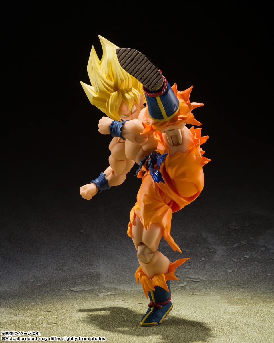 Фігурка Tamashii Nations Dragon Ball Z S.H. Figuarts Супер Саян Сон Гоку Легендарний Супер Саян, фото №4