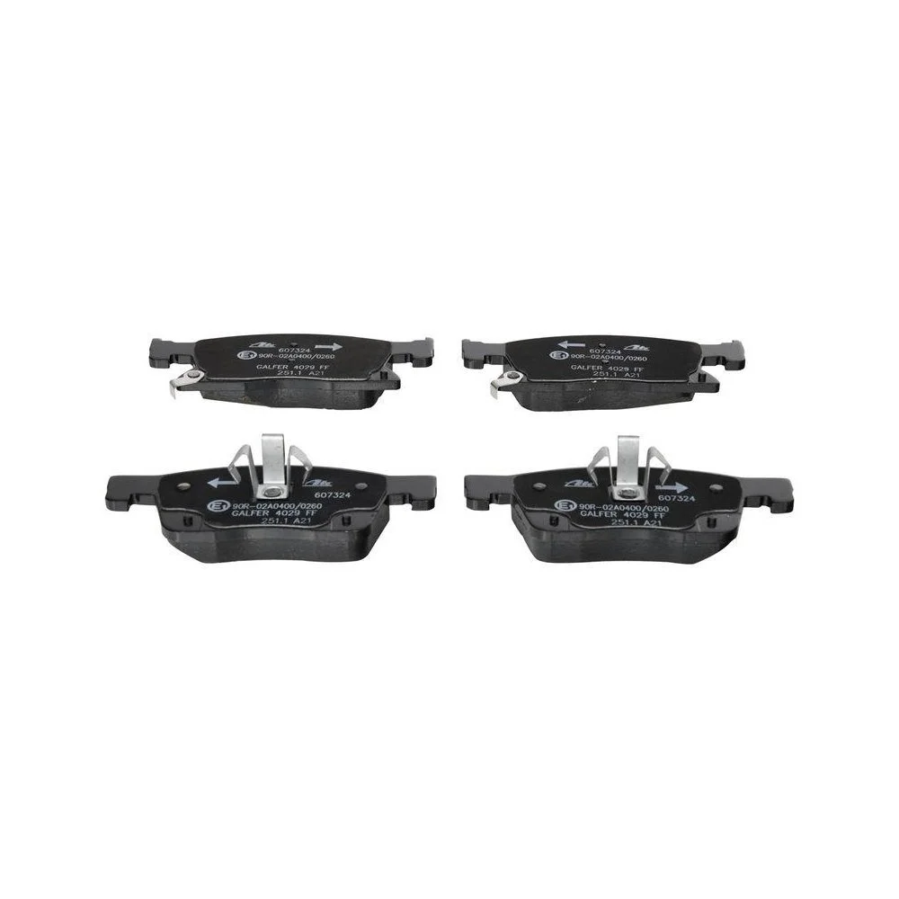 Комплект гальмівних колодок дискового гальма ATE 13.0460-7324.2 для OPEL VAUXHALL передня вісь, фото №1 Комплект гальмівних колодок дискового гальма ATE 13.0460-7324.2 для OPEL VAUXHALL передня вісь, фото №1