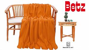 Покривало Betz флісова, набір 2 шт., 130 x 170 см, 180 г/м

, помаранчева synthetic.ua - Фото 1