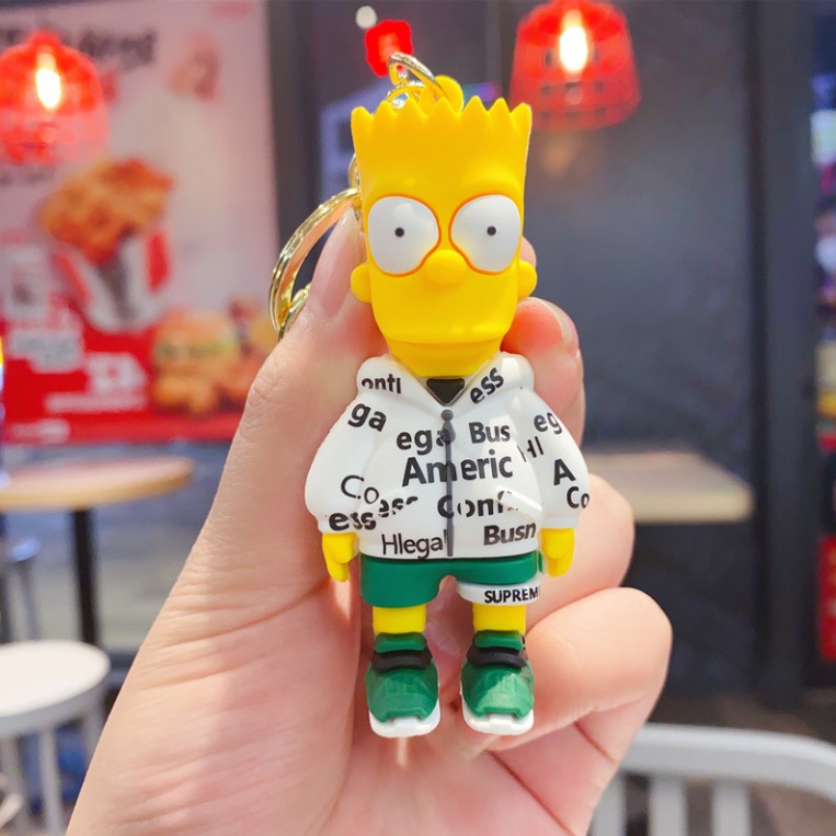 Барт Симпсон брелок Симпсоны Bart Simpson милый брелок на ключи, на сумку 7,7см, фото №2 Барт Симпсон брелок Симпсоны Bart Simpson милый брелок на ключи, на сумку 7,7см, фото №2