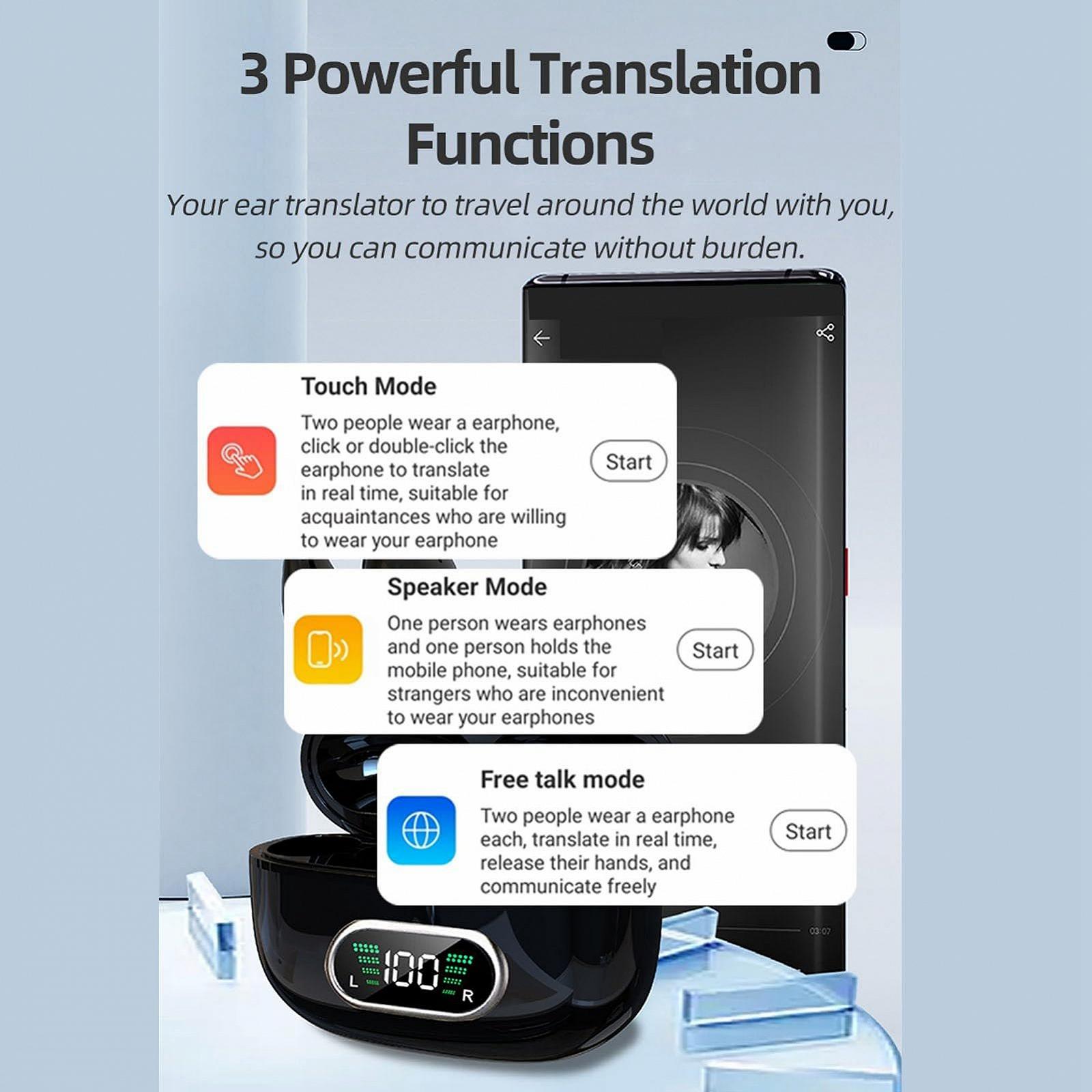 Навушники-перекладачі Bluetooth 144 мови, фото №5