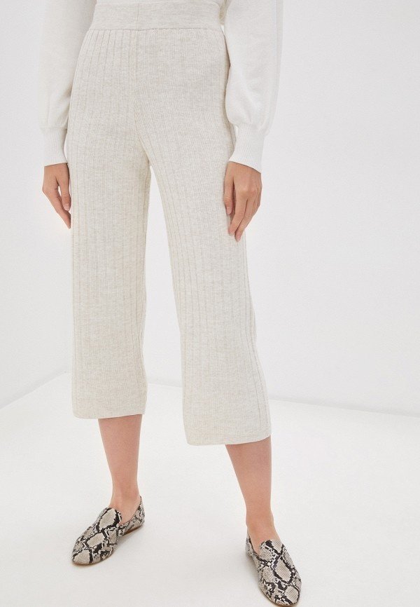 Штаны ONLY ONLTESSA CULOTTE PANT SR KNT 15218520 Бежевый XS, фото №3