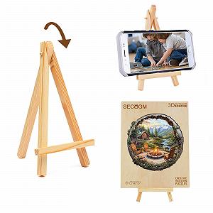 Дерев'яний пазл SECOGM Landscape 100 деталей 21,5 x 21,5 см synthetic.ua - Фото 1