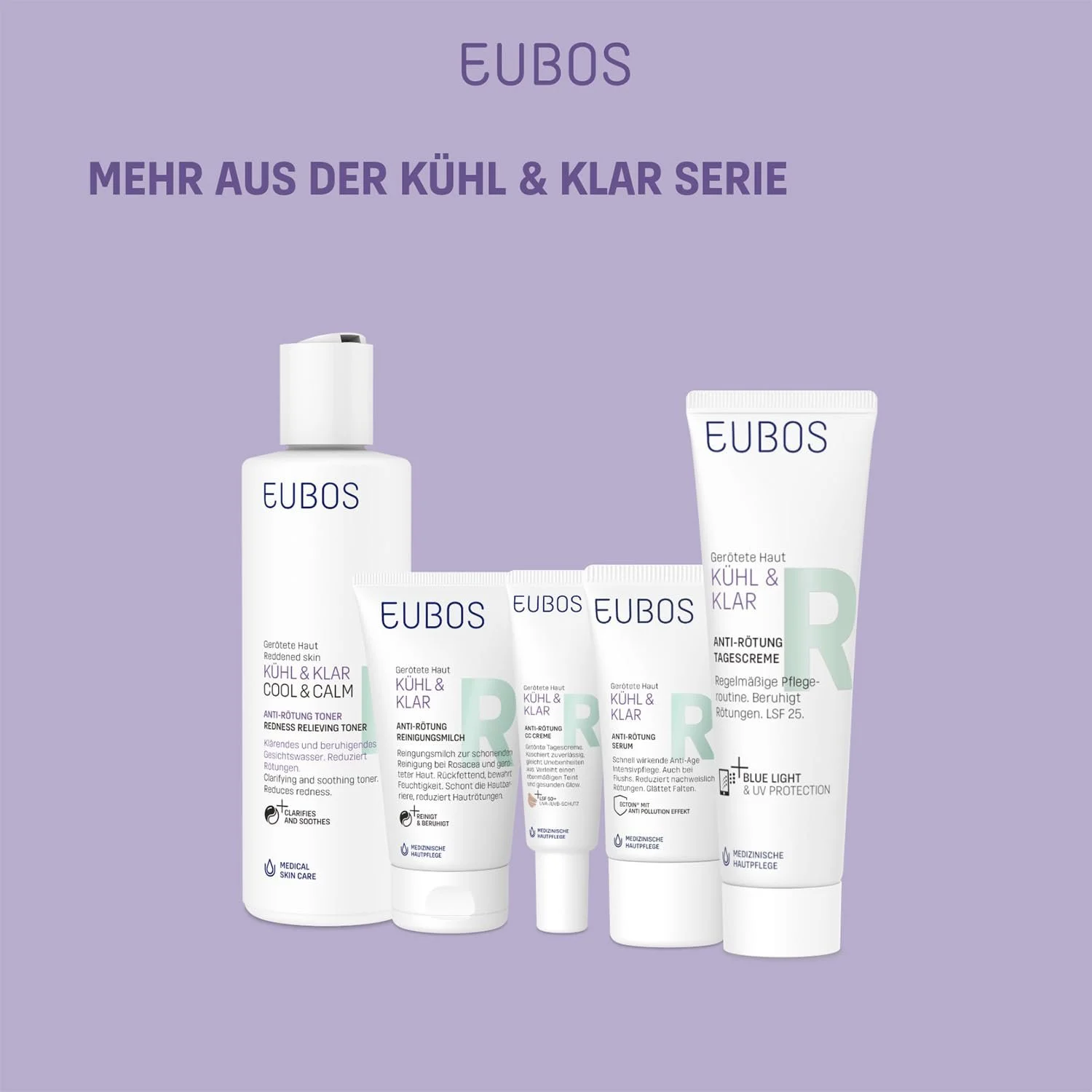 Крем EUBOS Cool & Clear Anti-Redness SPF 50 для почервонілої шкіри 30 мл, фото №5