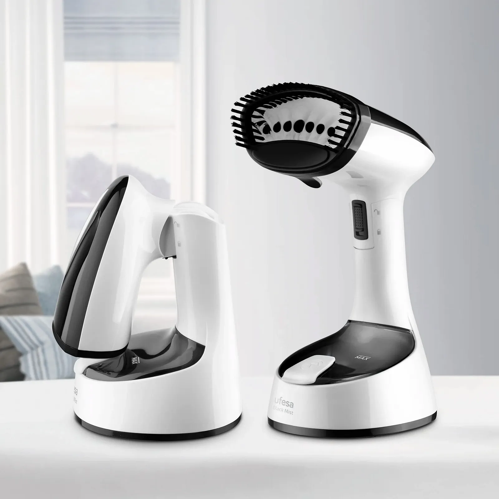 Складной отпариватель Ufesa Black Mist 1470 Вт 150 мл 21 г/мин 25 с нагрев, фото №4