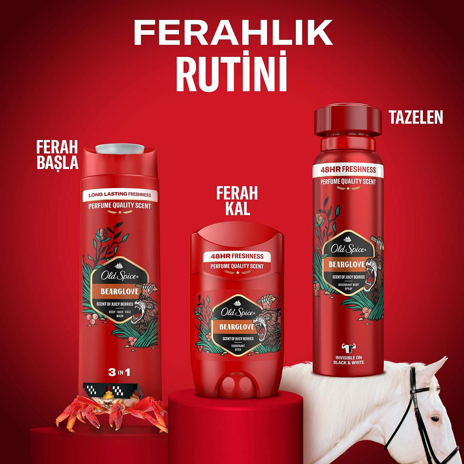 Гель для душу та шампунь Old Spice Bearglove 6 шт (6x400 мл), фото №11
