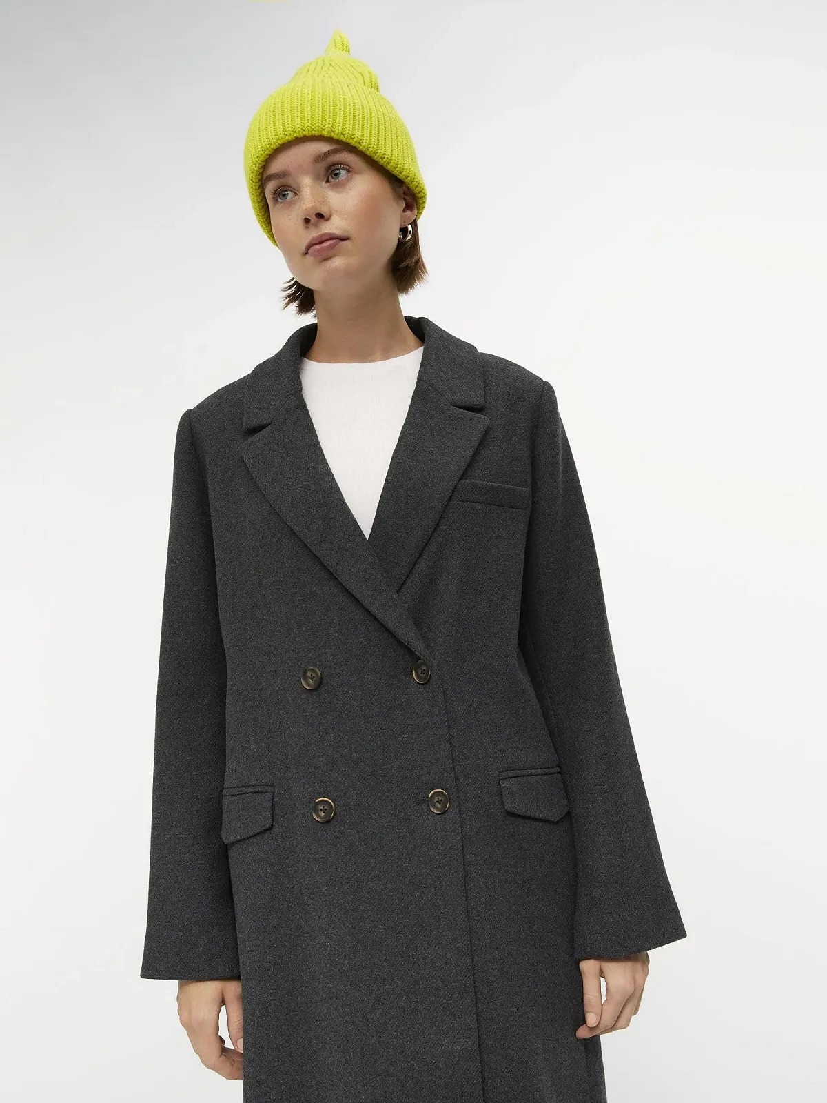 Пальто Object Women's Objblaza L/S Coat Noos Довге, фото №5