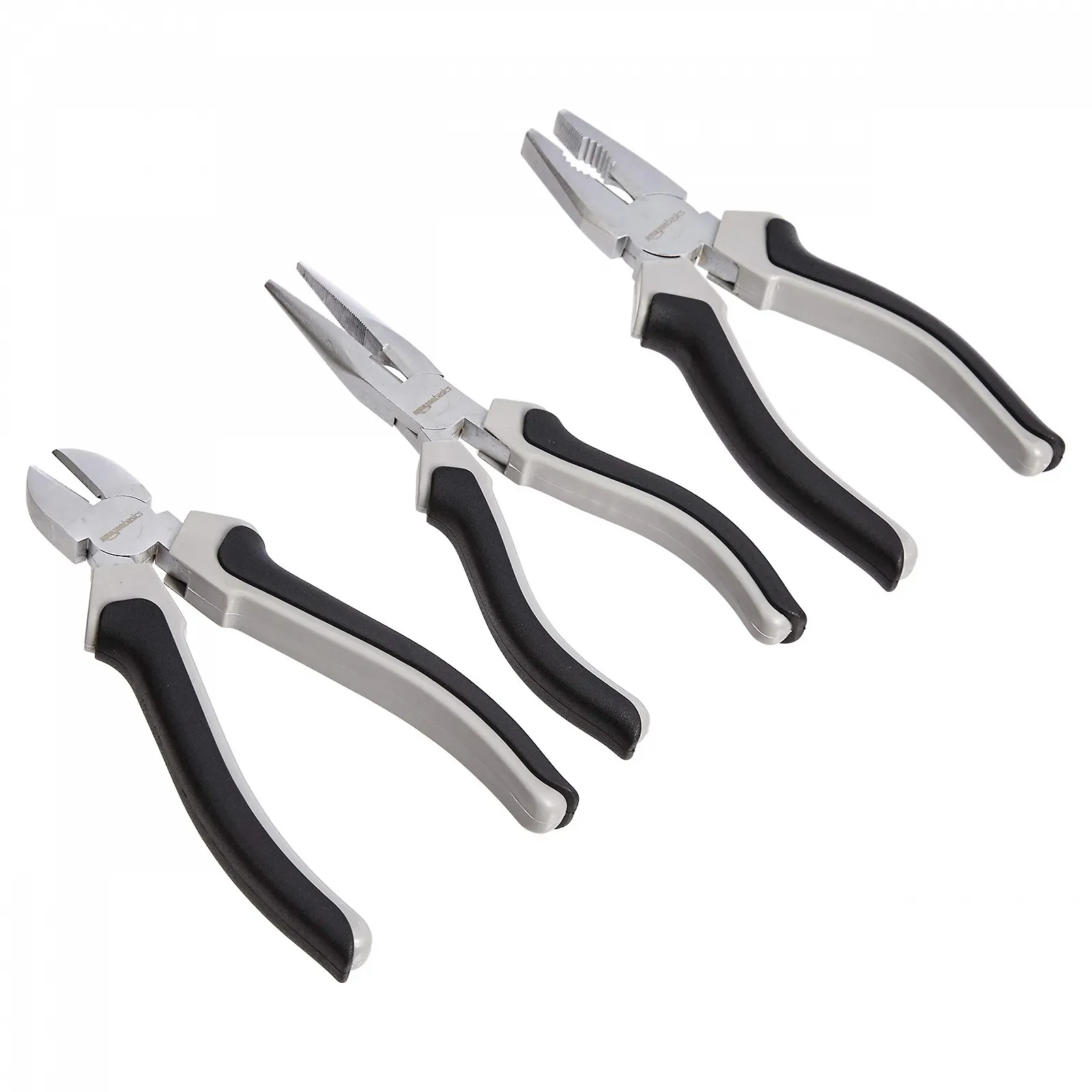 Плоскогубцы Amazon Basics Набор 4 шт Серый Черный, фото №3