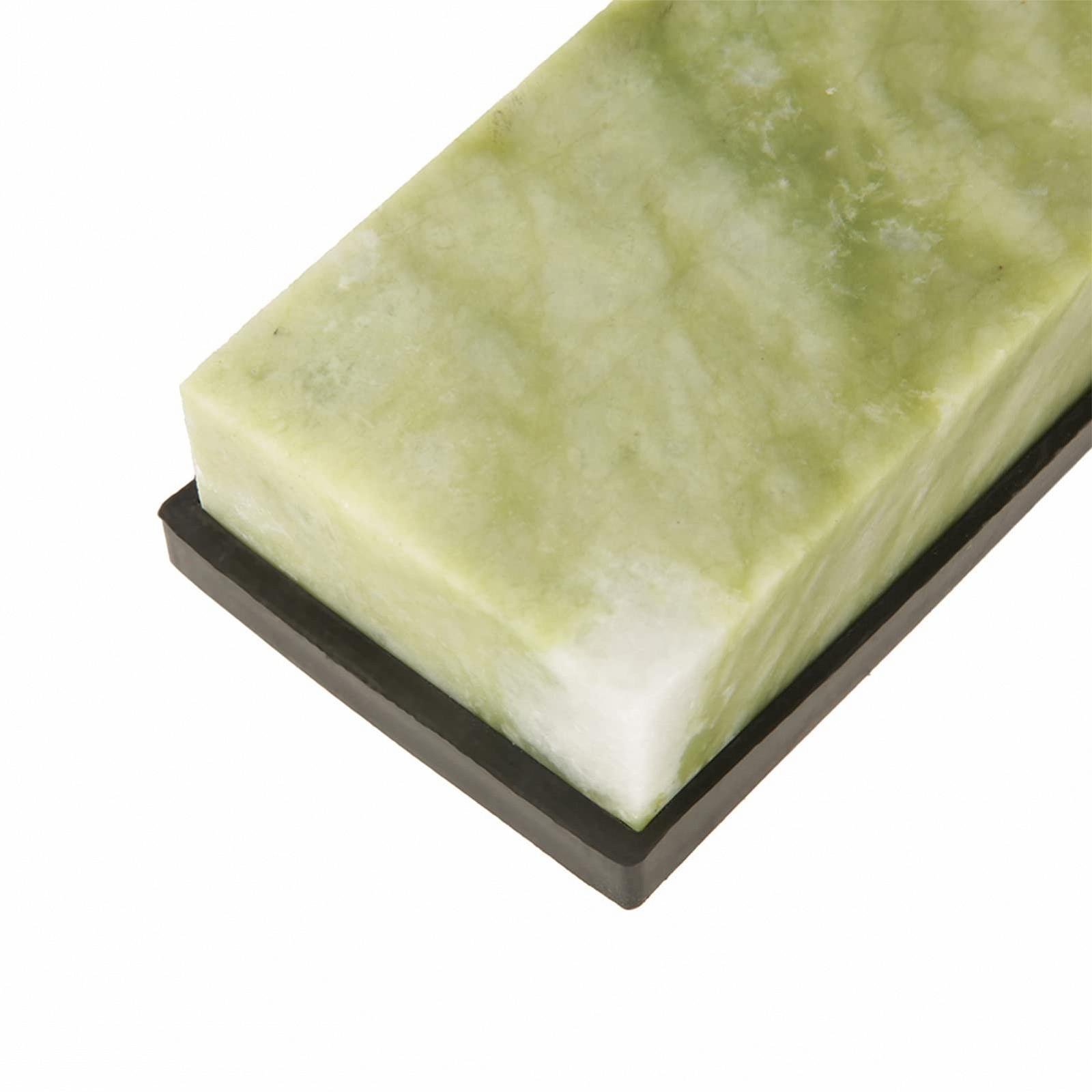 Точильний камінь Qcwwy 10000 Grit смарагдовий з дренажною основою для полірування, фото №2 Точильний камінь Qcwwy 10000 Grit смарагдовий з дренажною основою для полірування, фото №2