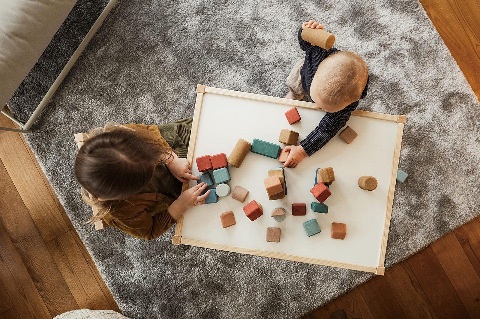 Набор строительных блоков korko Cork - Тихий, Цветной, Безопасный и Экологичный (60 штук), фото №3 Набор строительных блоков korko Cork - Тихий, Цветной, Безопасный и Экологичный (60 штук), фото №3