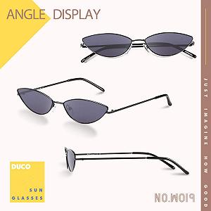 Вінтажні сонцезахисні окуляри DUCO для жінок Ретро Готичні Поляризовані сонцезахисні окуляри UV400 Захист synthetic.ua - Фото 1