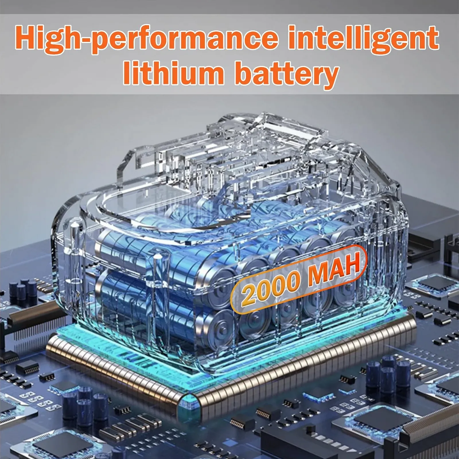 Акумуляторний секатор, професійний електричний секатор з батареями 2000 mAh, бездротові електричні садові ножиці з діаметром різання 25 мм для саду, гілок та фруктових садів, фото №6