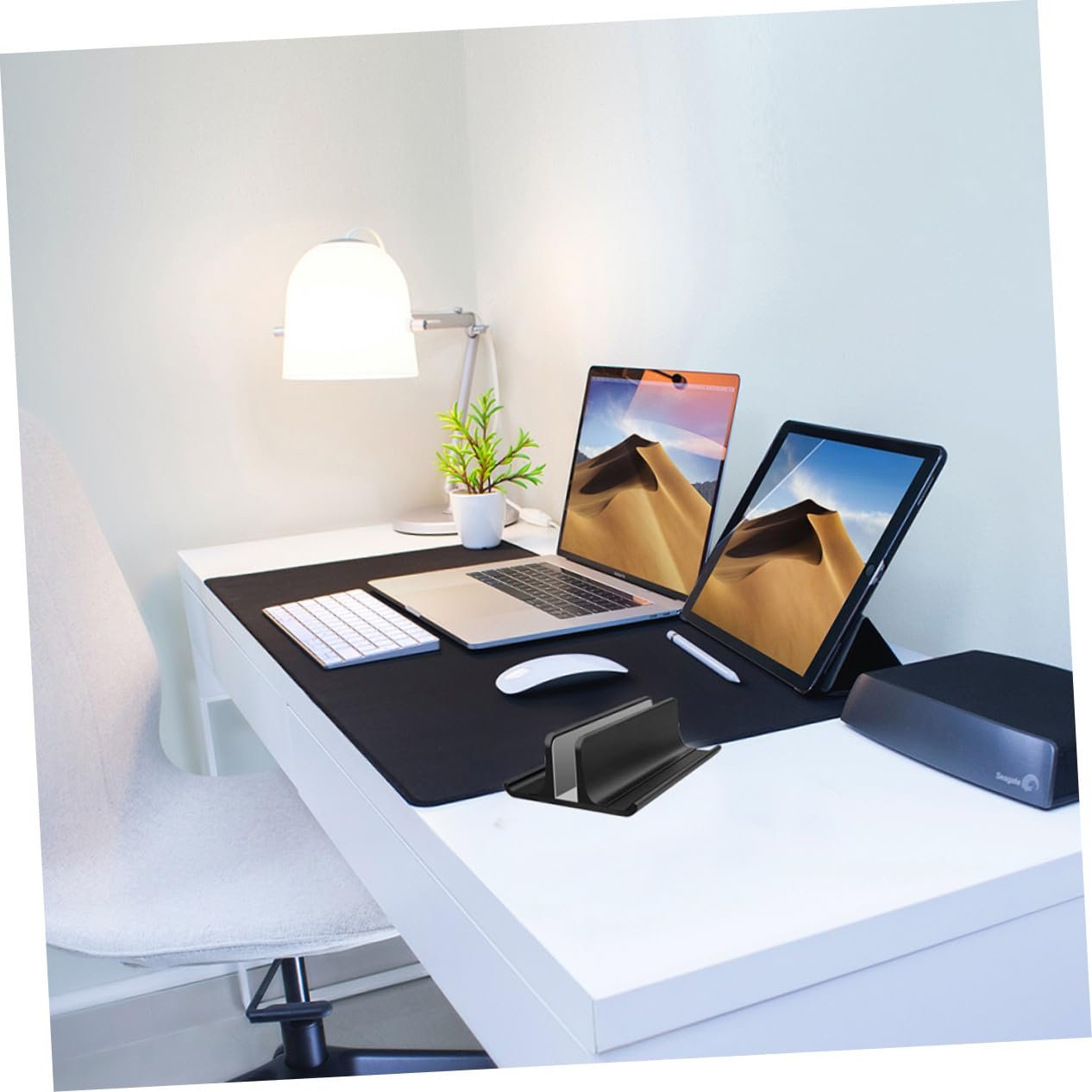 Підставка для ноутбука алюмінієва вертикальна охолоджуюча, фото №4 Підставка для ноутбука алюмінієва вертикальна охолоджуюча, фото №4