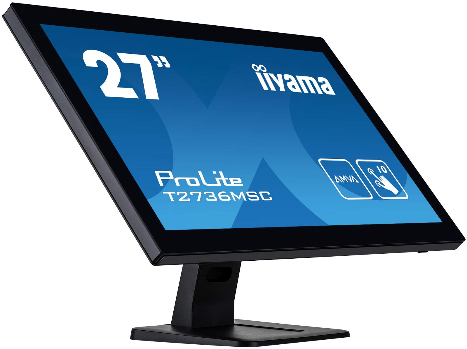 Монитор Liyama ProLite LED Full HD 10-точечный емкостной мультитач VGA, DVI, HDMI, USB3.0 Черный, фото №3