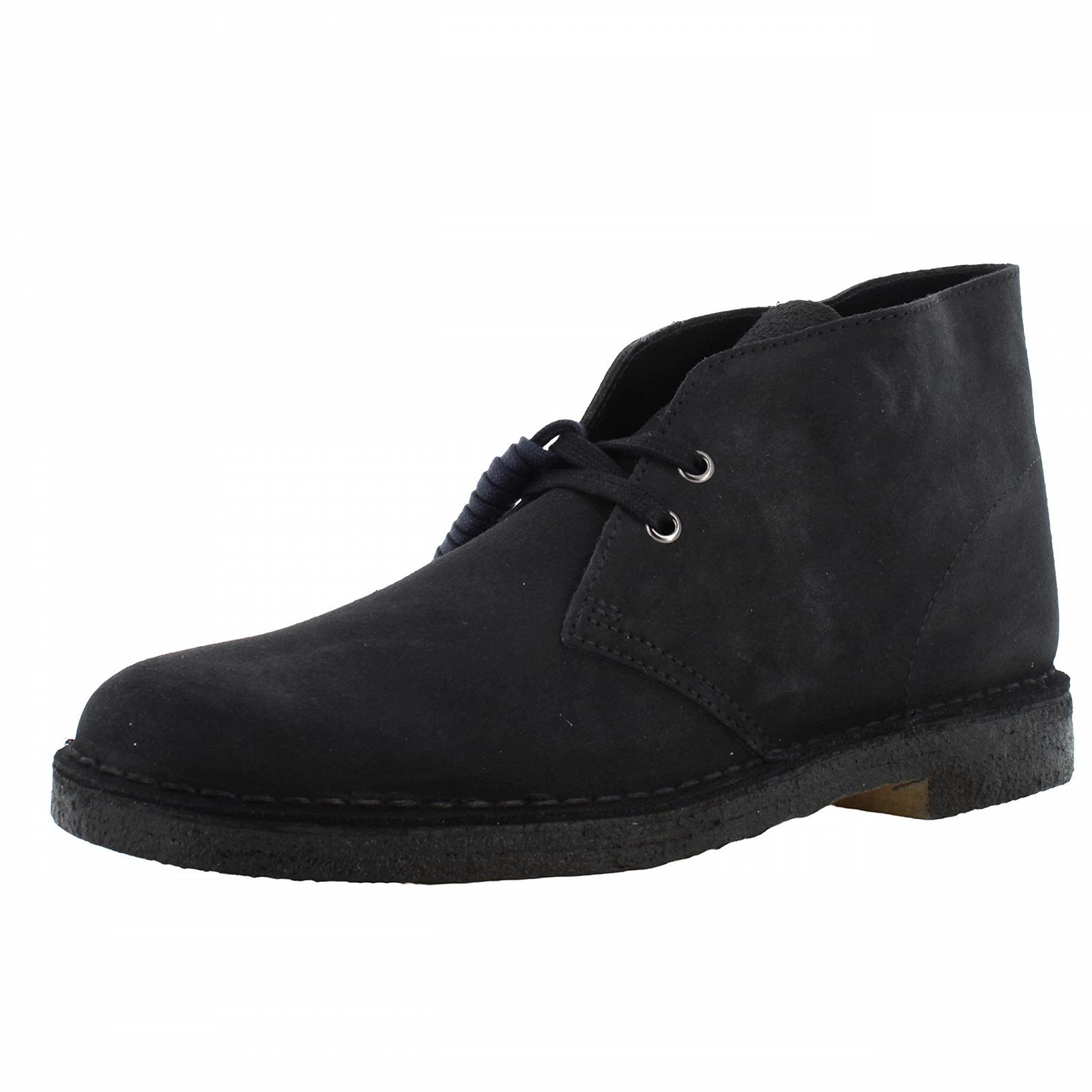 Черевики Desert Clarks ORIGINALS замша, шкіра, чорний, фото №1