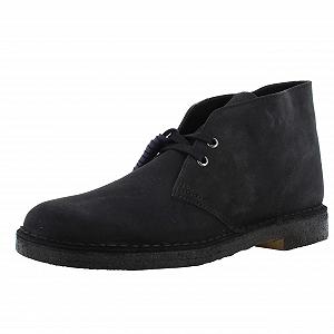 Черевики Desert Clarks ORIGINALS замша, шкіра, чорний - Фото 1