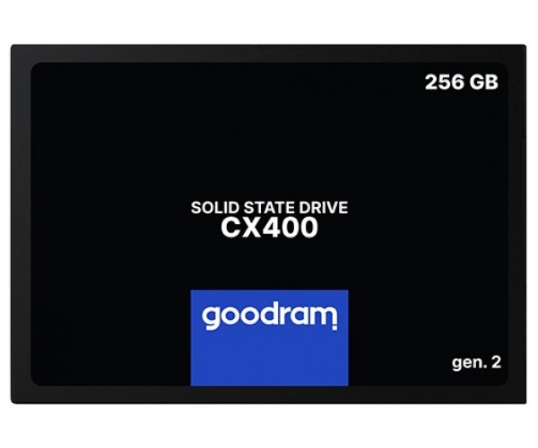 Твердотільний накопичувач 256Gb Goodram CX400 (Gen.2), SATA3 2.5", 3D TLC 550/480 MB/s (SSDPR-CX400-256-G2), фото №1