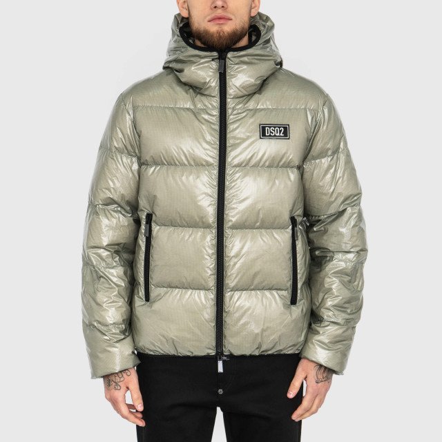 Куртка DSQUARED2 puffer bomber хаки L, фото №1