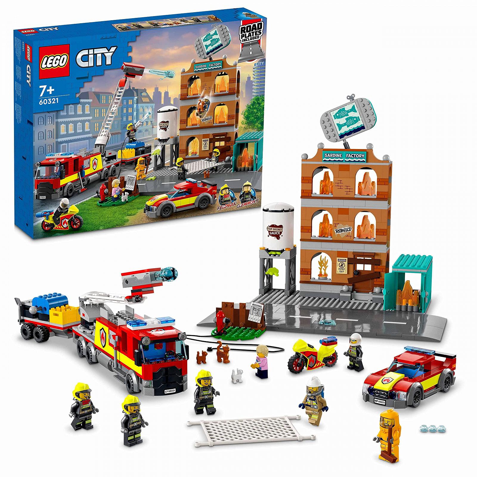Конструктор LEGO City 60321 Пожарная служба с пожарной машиной, фото №1 Конструктор LEGO City 60321 Пожарная служба с пожарной машиной, фото №1