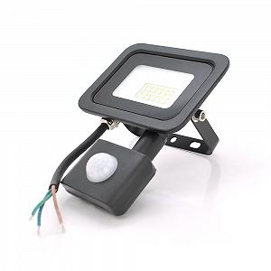 Прожектор SLIM SENSOR LED RITAR RT-FLOOD/MS20A, 20W 24xSMD2835 IP65 2000Lm 6500K 100 PF>0.9 Ra>70, 125*140*25mm - Фото 1