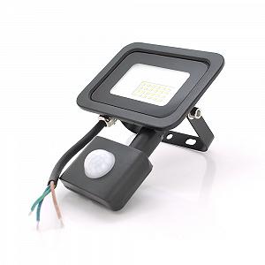 Прожектор SLIM SENSOR LED RITAR RT-FLOOD/MS20A, 20W 24xSMD2835 IP65 2000Lm 6500K 100 PF>0.9 Ra>70, 125*140*25mm