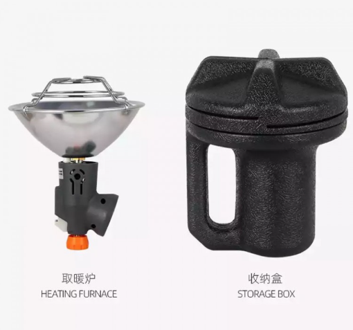 Портативний міні-гарячий вітрозахисний з нержавіючої сталі TQ7109, фото №3